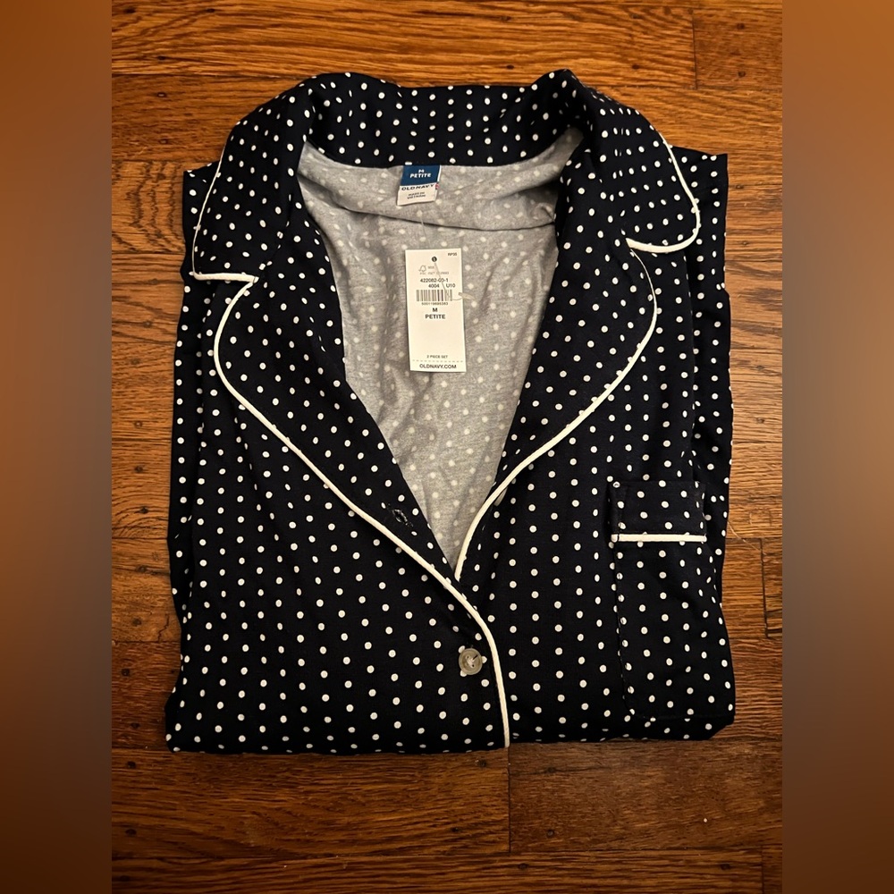 Polk Dot PJ Top